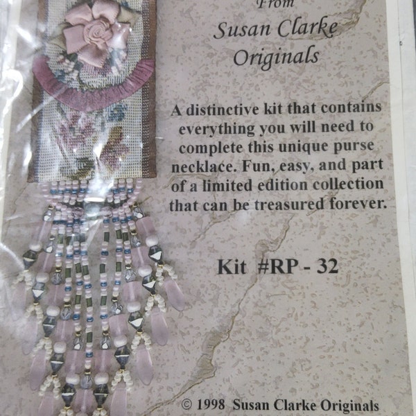 Susan Clarke Heirloom Necklace Purse Collection Kit RP-32
