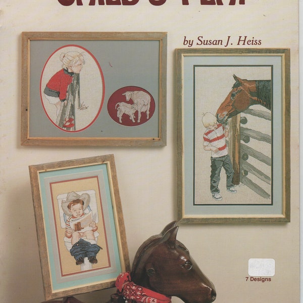 Jeanette Crews Child's Play by Susan J. Heiss Cross Stitch Book 103 New OOP