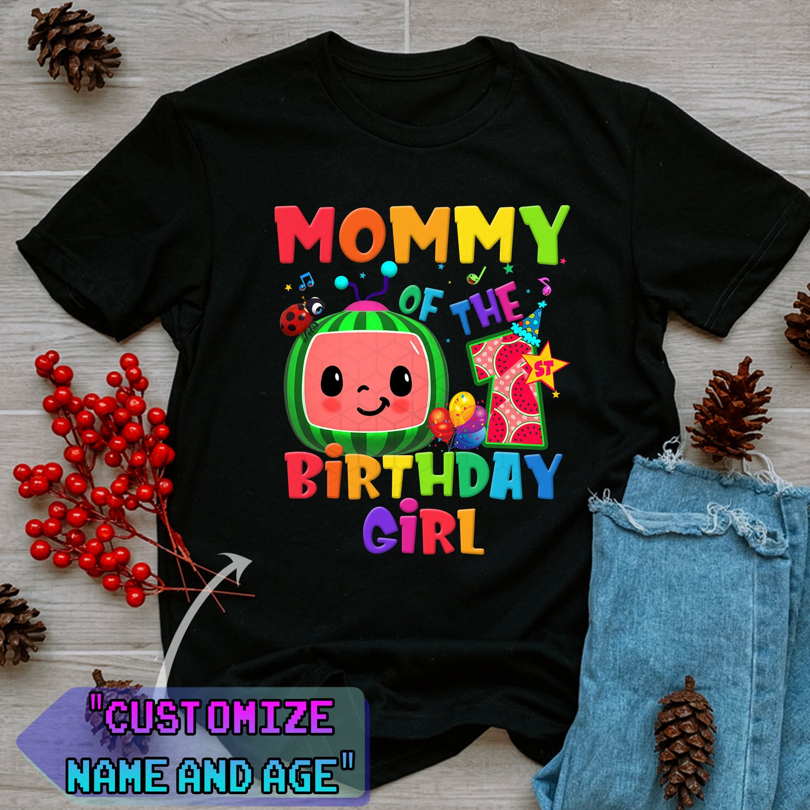 Personalized Cocomelon Birthday Shirt Birthday Girl Cocomelon | Etsy