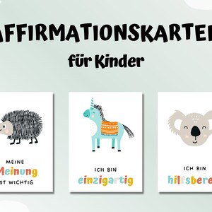 Tarjetas de afirmación para niños, juego de cartas, mentalidad positiva, afirmaciones, creencias, confianza en uno mismo, regalo, guardería, Scandi, DIGITAL