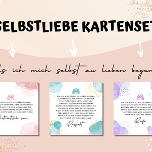 Tarjetas de amor propio, juego de cartas, amor propio, mentalidad positiva, confianza en uno mismo, regalo, Kim McMillen, Charlie Chaplin, DIGITAL