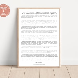 Selbstliebe Poster, Poster, Selbstliebe, Achtsamkeit,  positives Mindset, Lebenseinstellung, Charlie Chaplin, Kim McMillen, DIGITALES POSTER