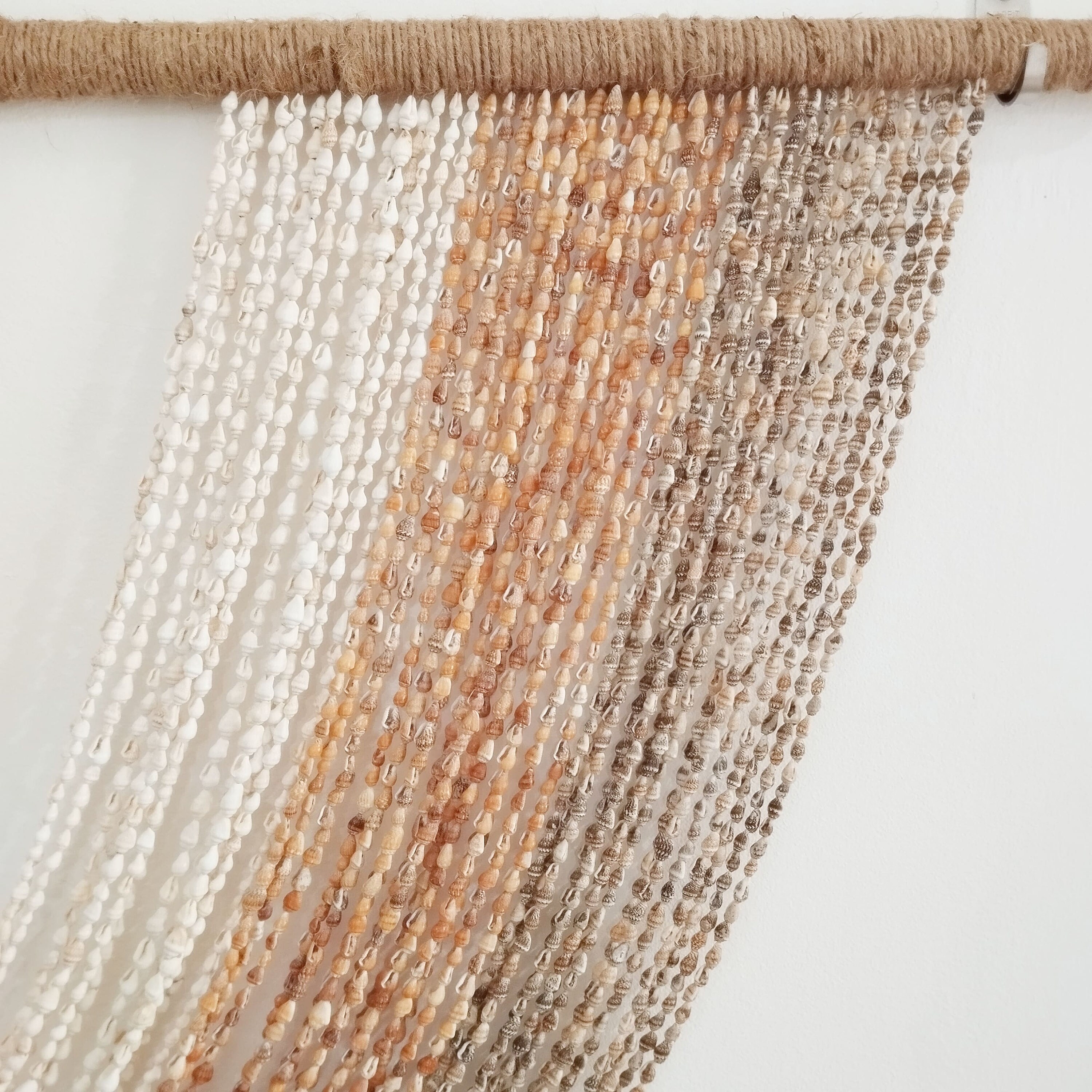Shell Wall Cover Large Boho Sea Shells Wall Hanging, Sea Shells Wall Art, Broken White ...