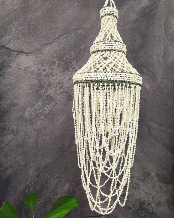 Coastal 2024 shell chandelier