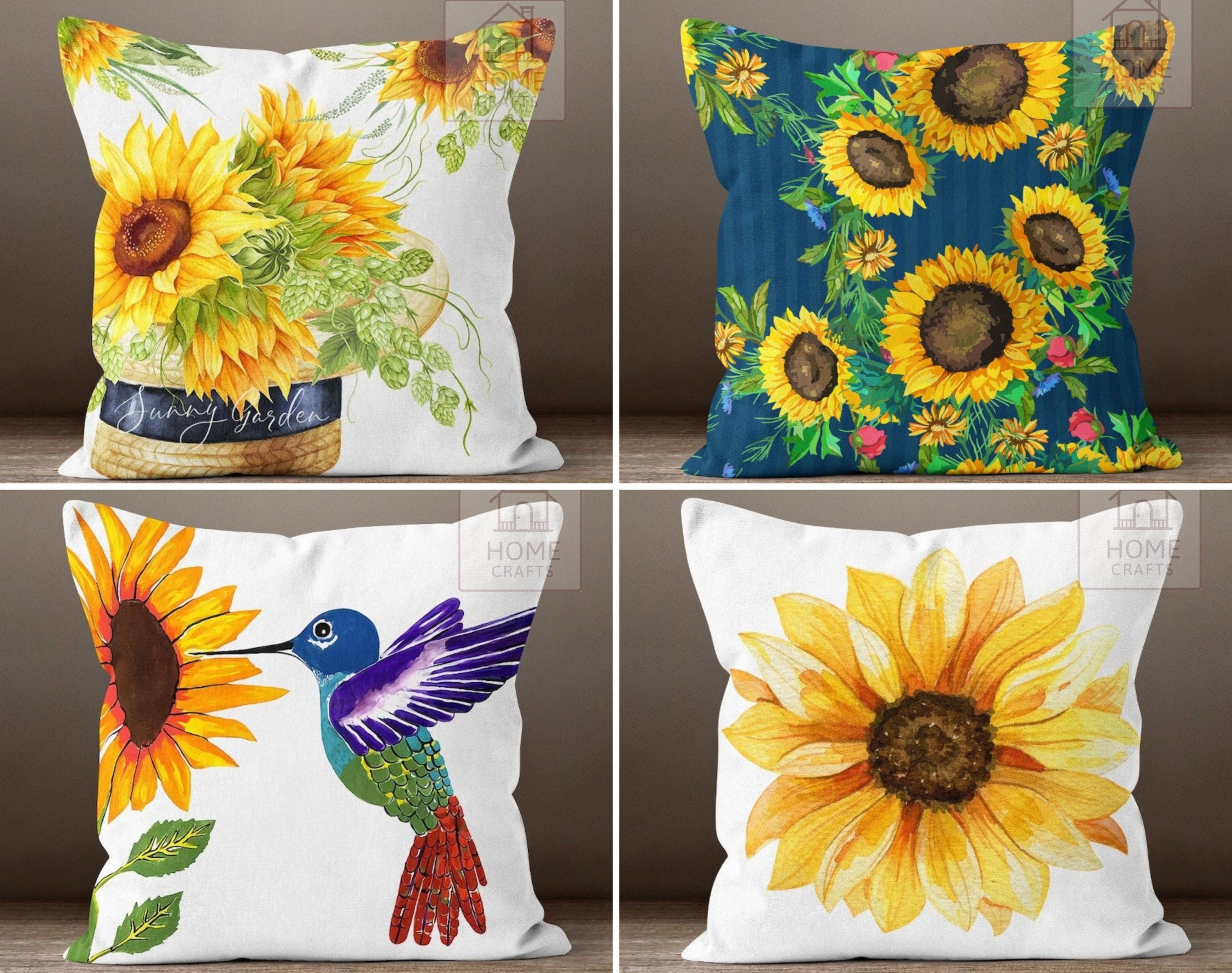 Almohadones de girasol hotsell