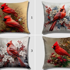 Cardinal Pillow Sham Etsy