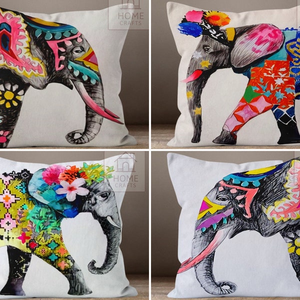 Elephant Cushion Etsy