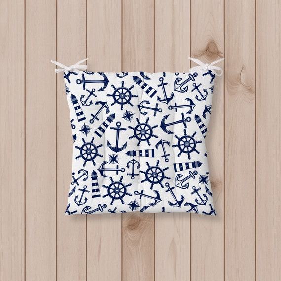 Nautical seat pads best sale
