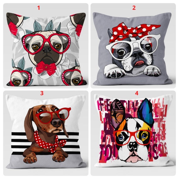 outdoor pillows with dogs