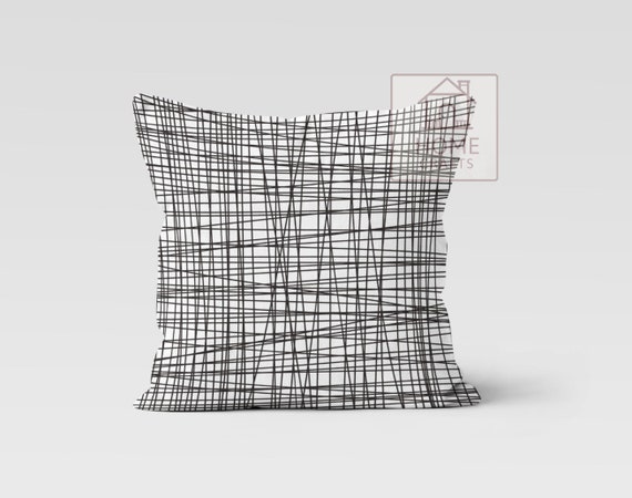 ISANOU Juego De 4 Fundas De Almohada Abstractas Minimalistas, Modernas Geométricas De Mediados De Siglo, Decoración