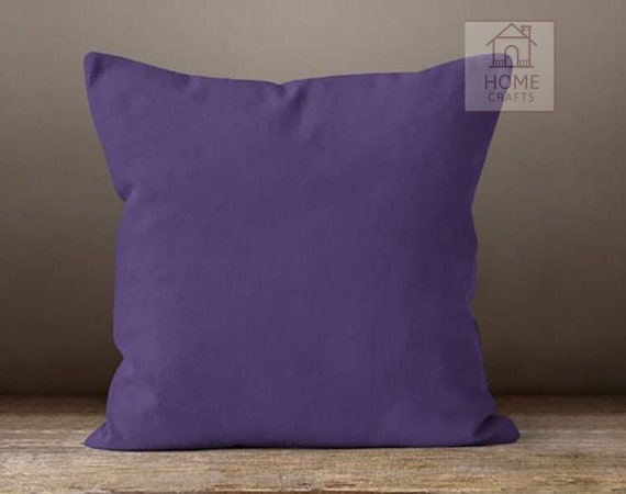 24 Purple Square Sofa Pillows Indian Embroidered Dining Chair Cushions