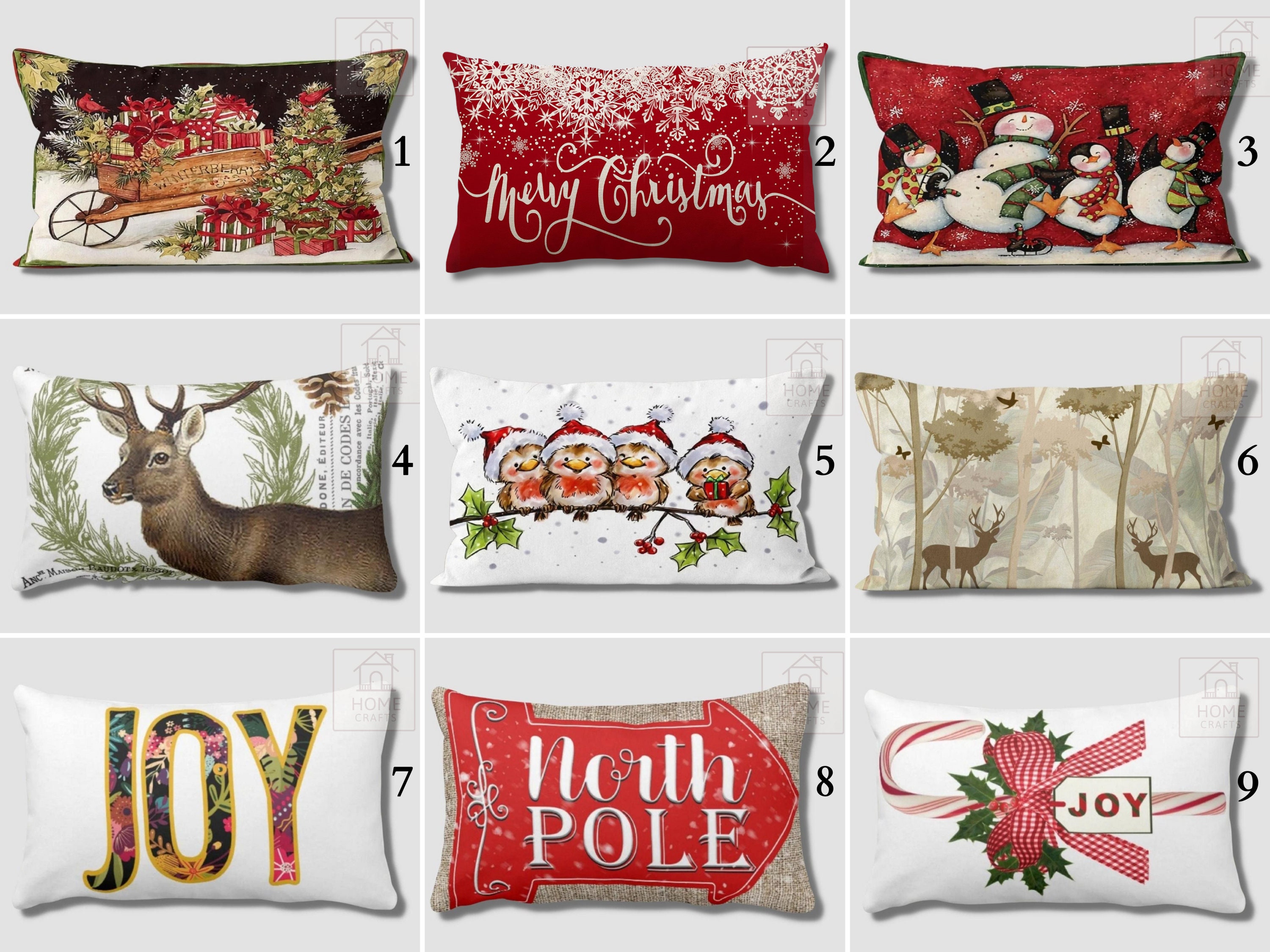 Retro Reindeer Pink Christmas Pillow, Baby Deer Pillow, Vintage Christmas  Pillow - Stunning Gift Store
