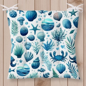 SMALL SQUARE CUSHION THE FAN SEA main image 1
