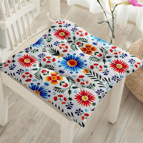 Mexican chair cushions best sale