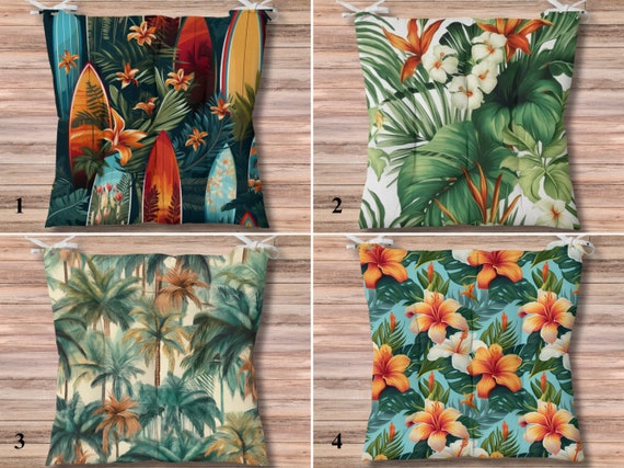 Floral outdoor chair cushions hot sale