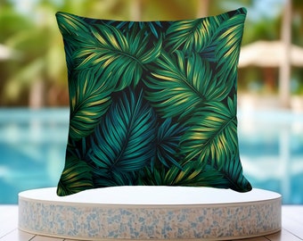 Confezione da 6 federe impermeabili per cuscini da esterno, per divano in rattan, mobili da patio, sedie e panche, 1,50 x 55 x 10 cm, design resistente ed elegante