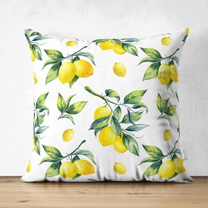 Lemon Pillow Covers, Outdoor Patio Decor, Housewarming Gift Pattern #7
