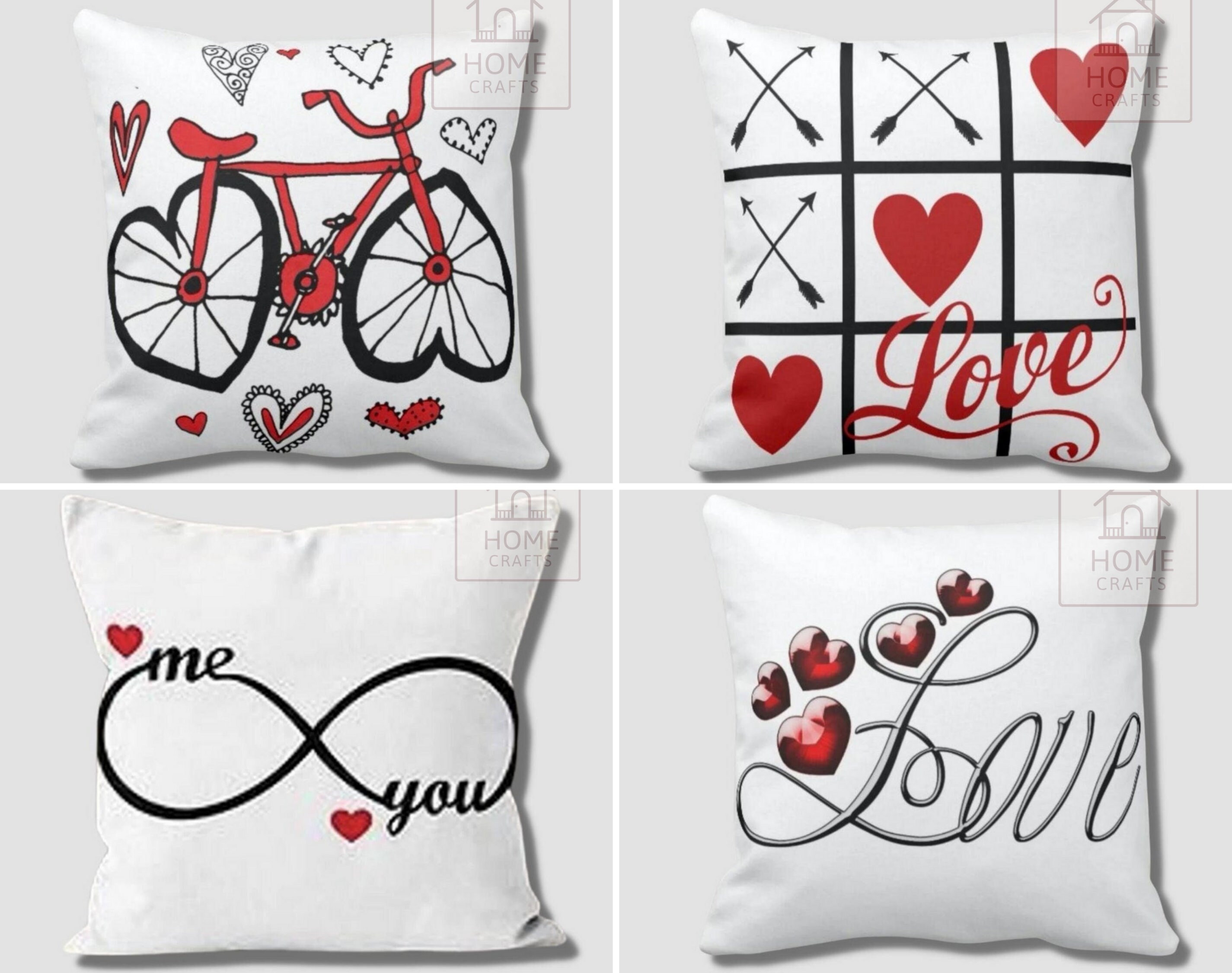 Heart symbol pillows hotsell