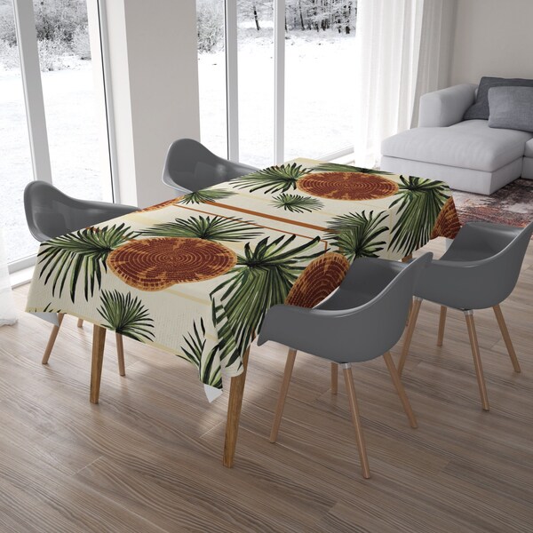 Tropical Tablecloth Etsy