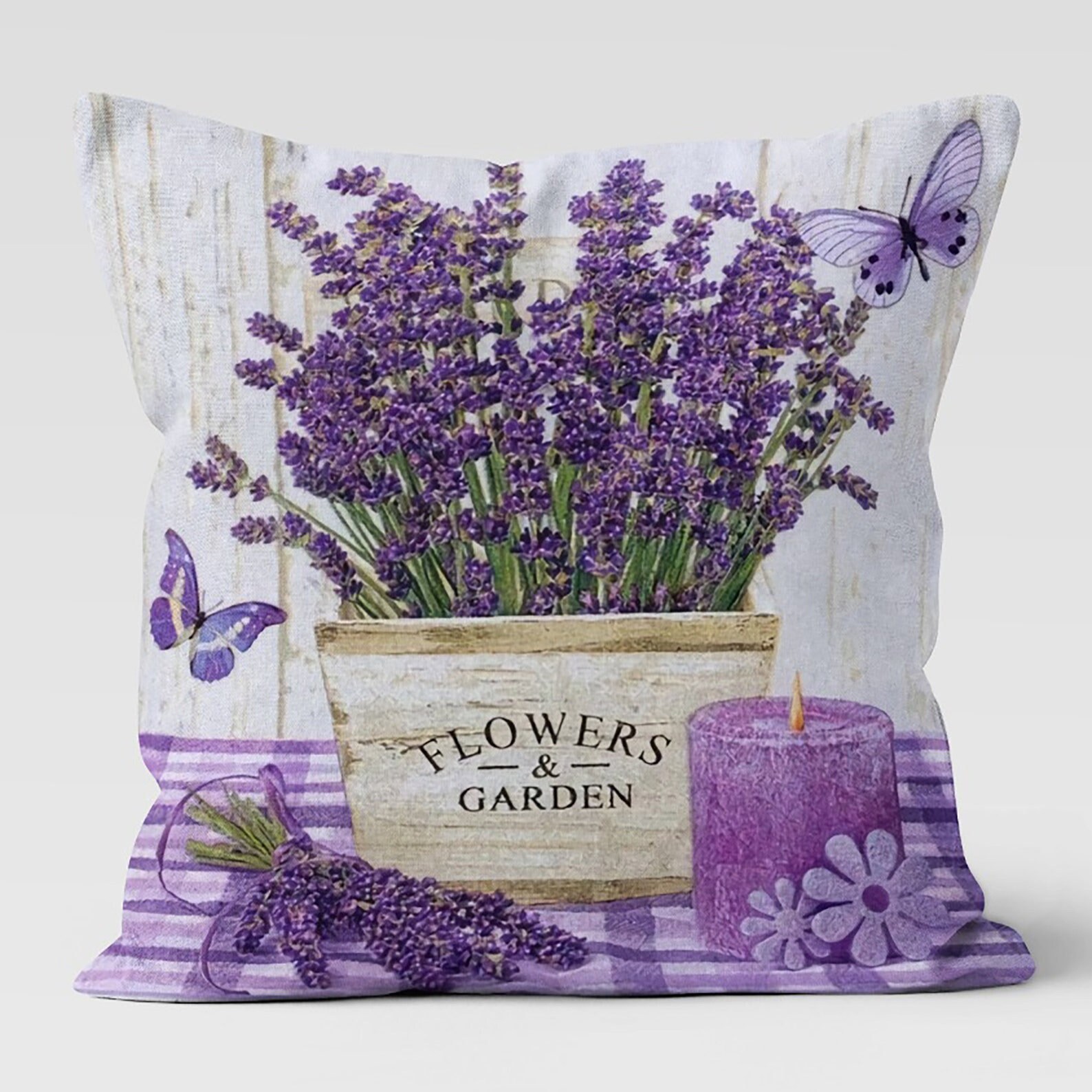 Lavender Pillow Covers Lavender Pillow Case Purple Throw Etsy