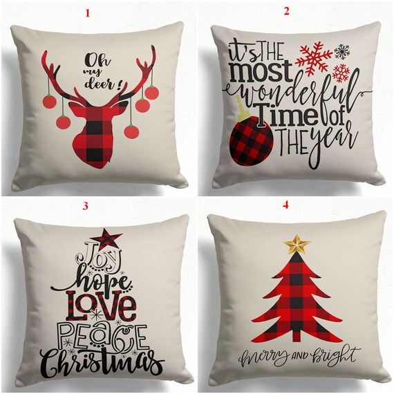 reindeer pillow case