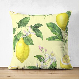 Lemon Pillow Covers, Outdoor Patio Decor, Housewarming Gift Pattern #9