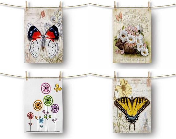 Butterfly towel set hotsell