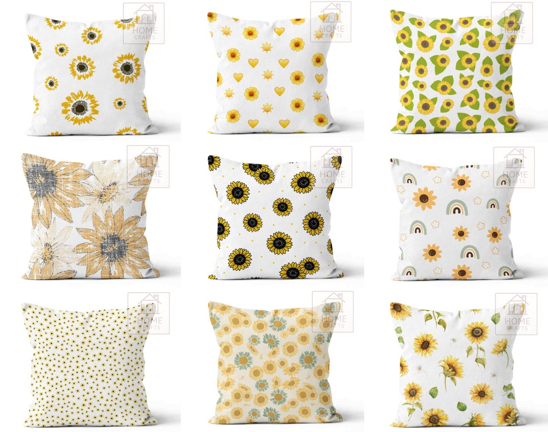 Sunflower Outdoor Pillow Cases, Sunflower Decorative Throw Pillow