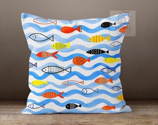 Cuscino Decorativo A Forma Di Pesce - Realistico, Morbido, Multicolore - 100% Poliestere