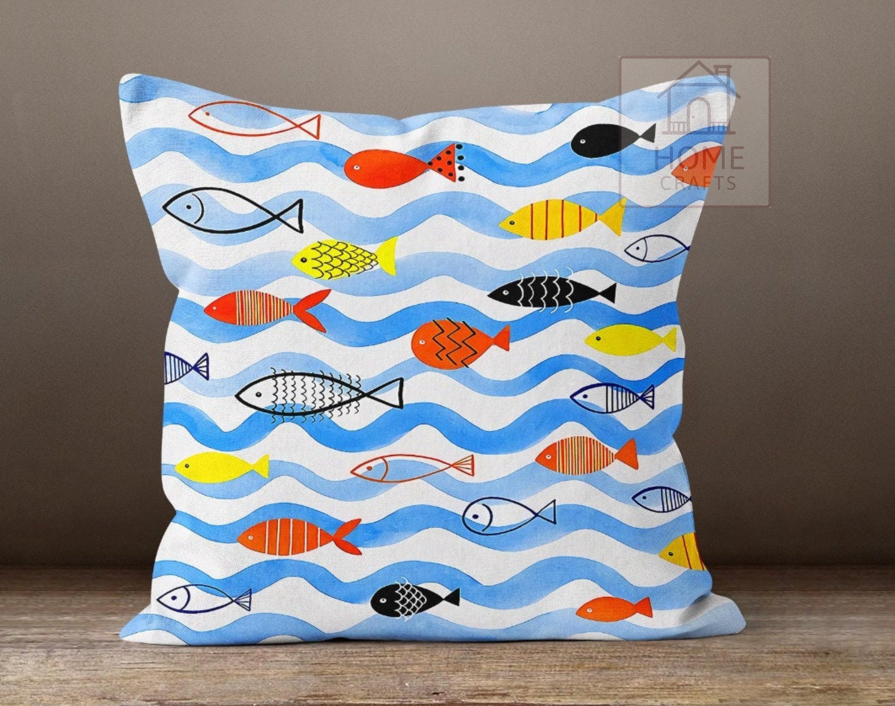 Cuscino Decorativo A Forma Di Pesce - Realistico, Morbido, Multicolore - 100% Poliestere