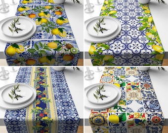 Vorysum Runner Da Tavolo Moderno Impermeabile Floreale Runner Tavola Nero Dalie Stagionale Autunno Cucina Decorazione Per Interni, Vacanze, Feste, Matrimoni 33 X 183 Cm - 9