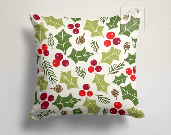 Bird Printed Pillow Case, Decorative Cushion Case, Sparrow Pillow