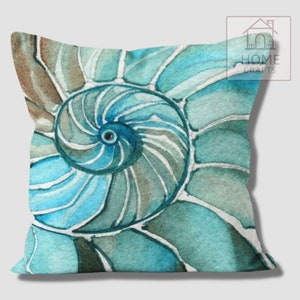 Aqua Toss Pillow Covers, Water Blister Outdoor Pillow Case, Decorative Marine Pillow Shams, Turquoise Pillow, Beach House Gift, Coastal Deco Pattern #7