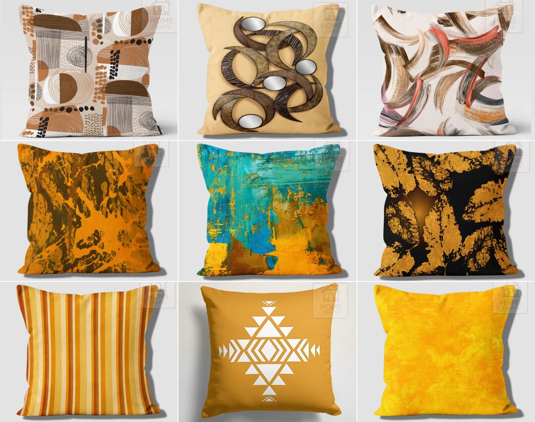 Modern Art Pillow Covers, Luxury Cushion Cover, Decorative Couch Pillow, Outdoor Sofa Pillow