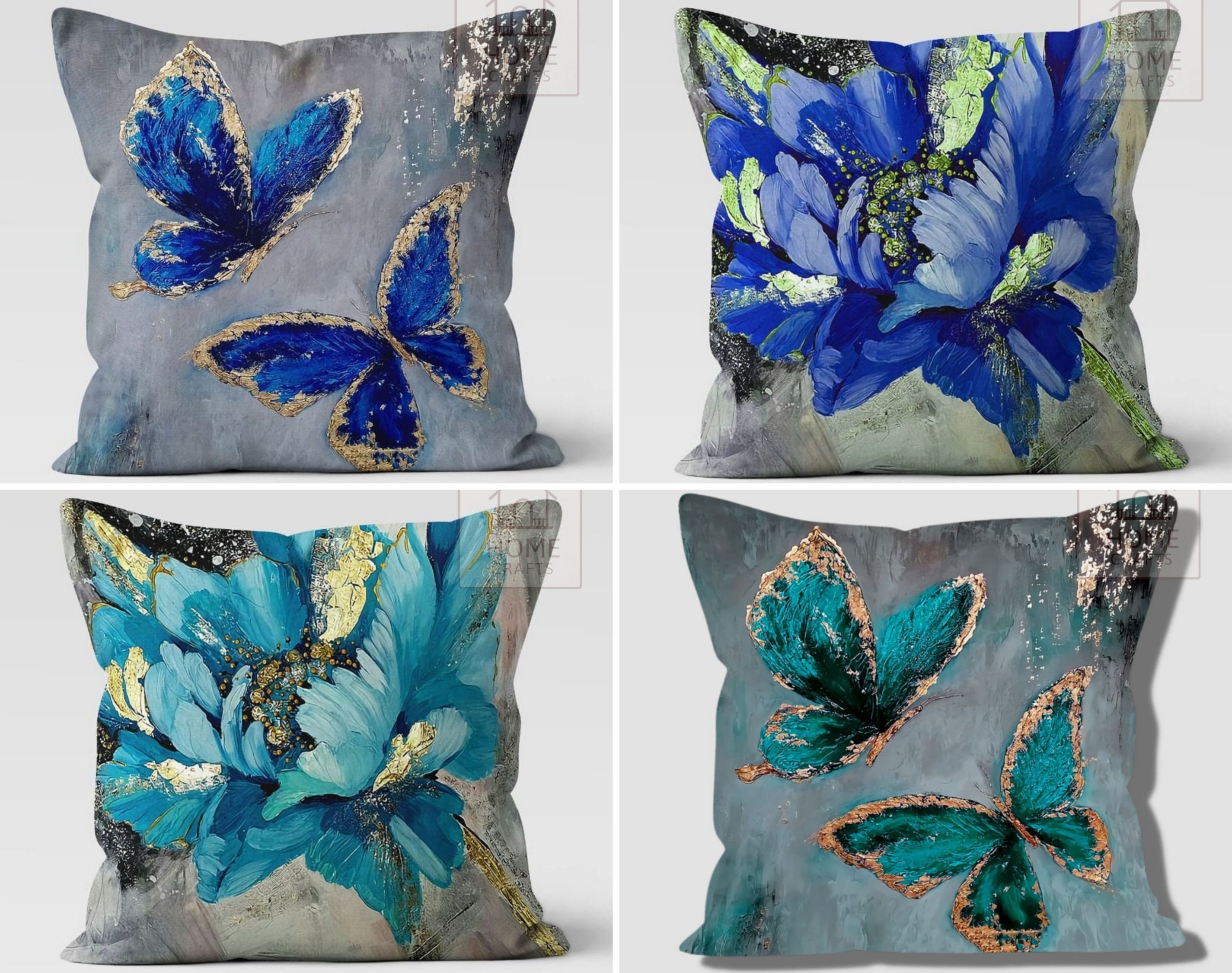 Throw Pillow Covers 18X18 Set of 4, Decorative Pillows for Couch, Sofa,  Print Summer Blue Pillow Covers Farmhouse Pillow Covers with Hidden Zipper  - China Throw Pillow Cover and Couch Pillows price