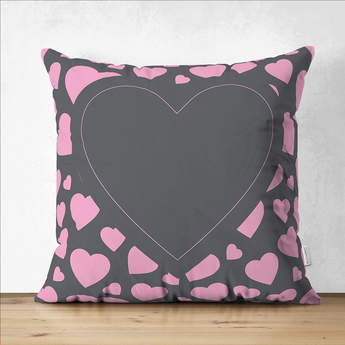  WengBeauty Valentine's Day Love Heart Letter R Throw Pillow  Case Couples Anniversary Monogram Letter Pillow Sham Throw Pillow Cases for  Couch Sofa Bedroom Car 26x26in : Home & Kitchen