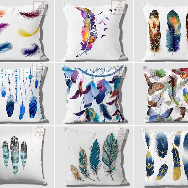Feather Pillow Etsy
