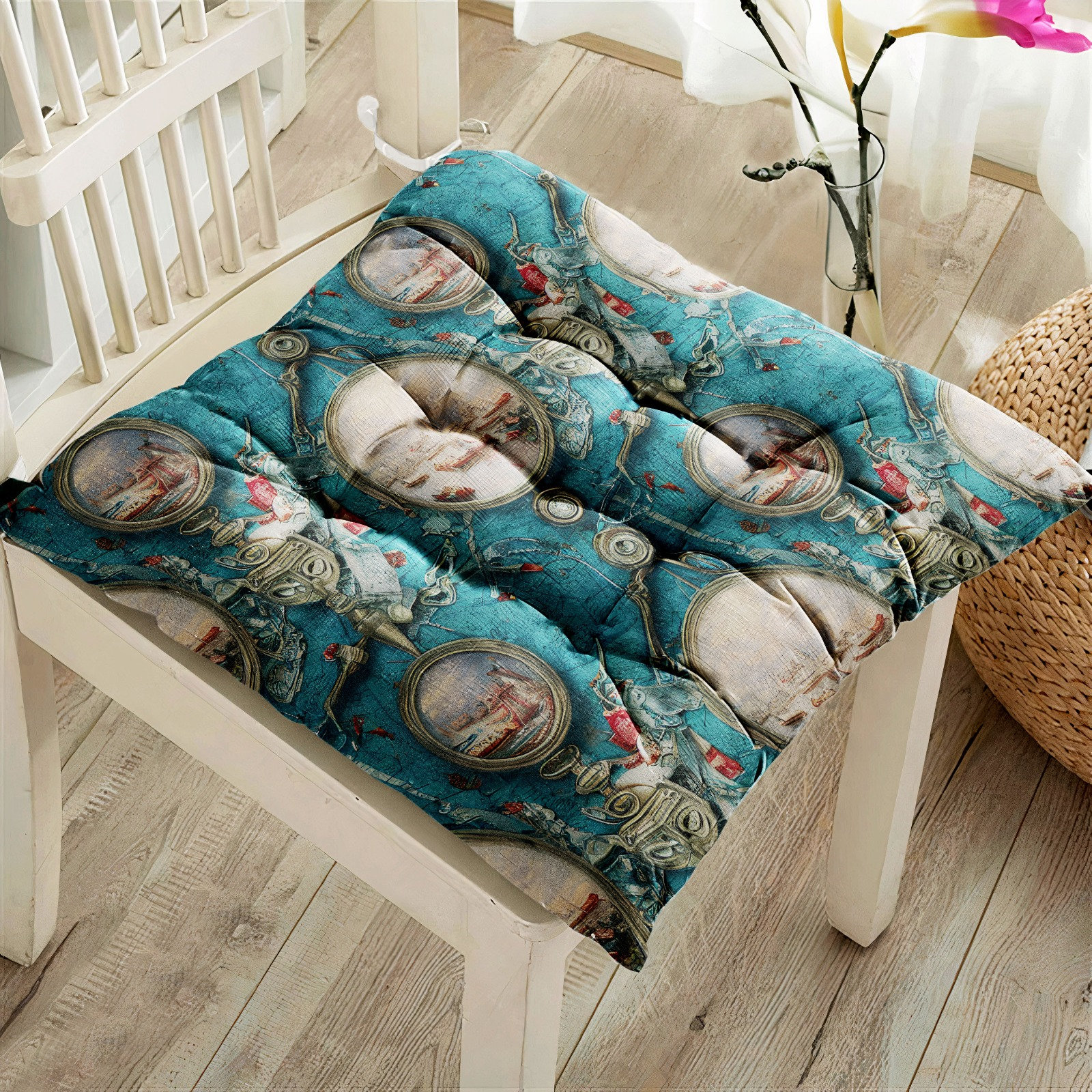 Nautical seat cushions deals