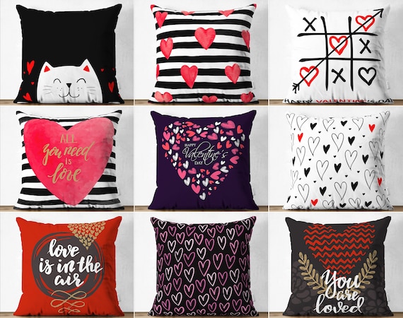 Valentine's clearance throw pillows