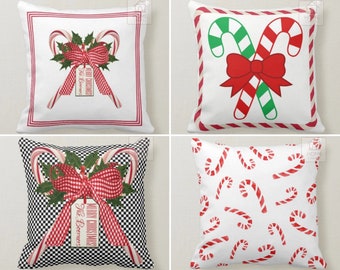 Red Snowflake Print Pillow Sham, Christmas Deer Pillow Cover, Noel Pillow Top, Decorative Cushion Case, New House Gift, Xmas Home Decoration