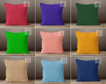 Solid Color Throw Pillow Cover, Modern Home Decor
