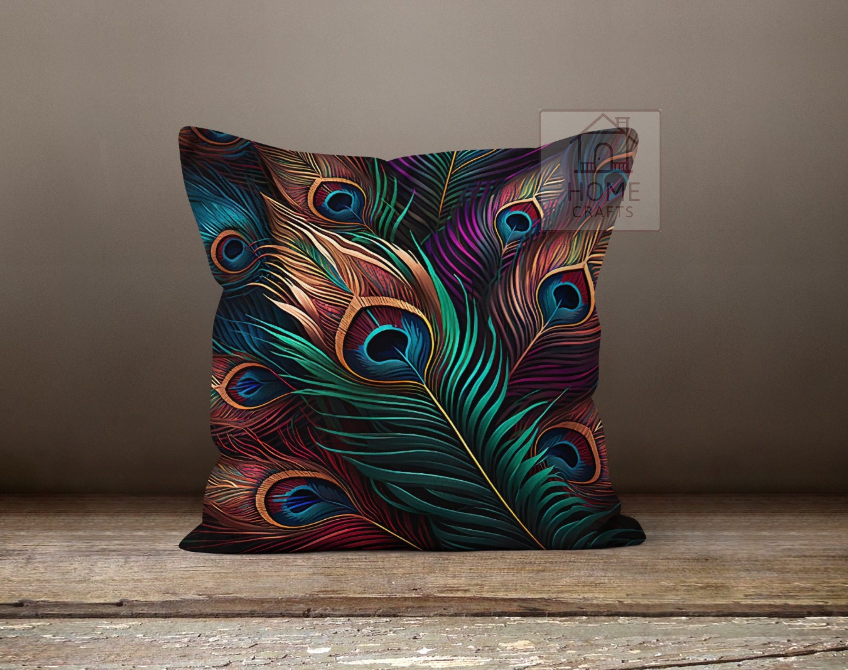Peacock colour cushion covers hotsell