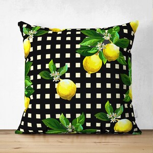 Lemon Pillow Covers, Outdoor Patio Decor, Housewarming Gift Pattern #3