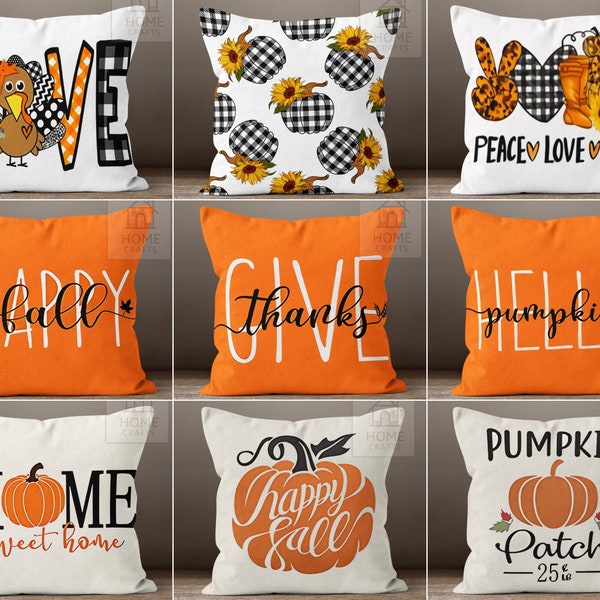 Fall Pillows Etsy