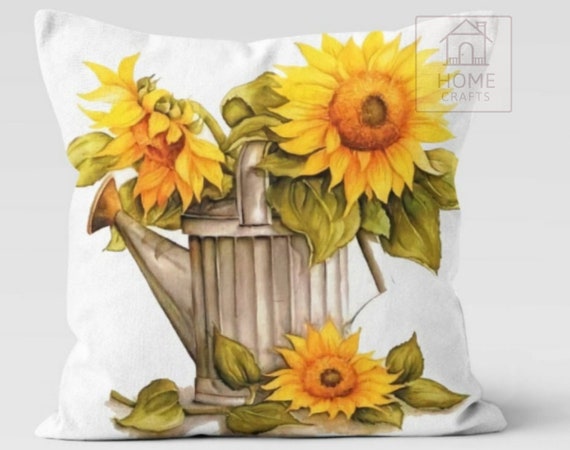 Sunflower couch pillows sale