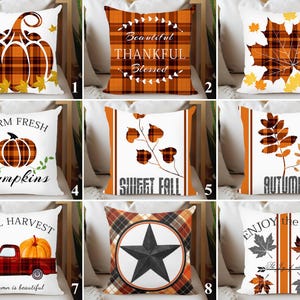 Farm Fresh Pumpkins Pillow Cases, Decorative Yellow Squash Pillow Cover, Maple Pillow Sham, Cucurbita Moschata Cushion Case, Fall Home Deco