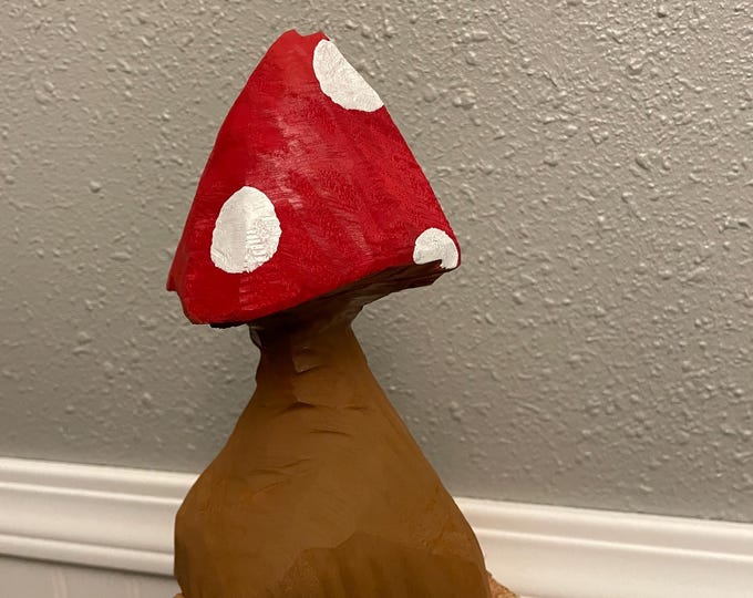 Chainsaw Carved mushroom !!!
