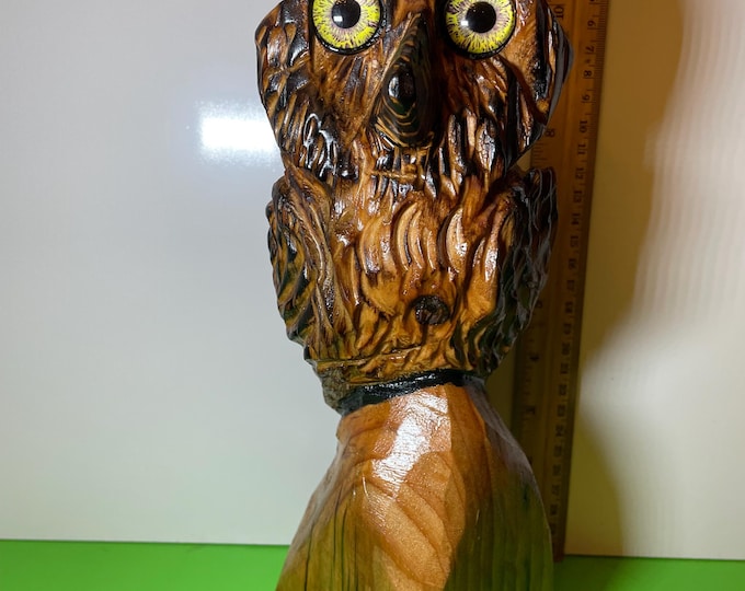 Chainsaw Carved owl!!!