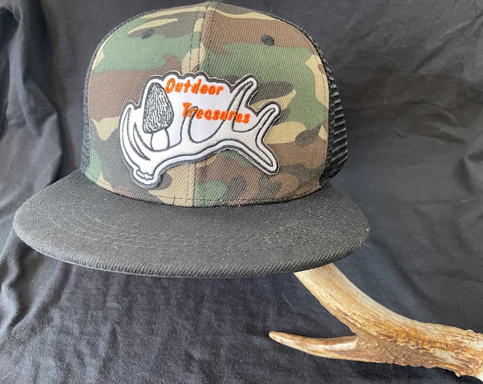 snap back trucker flat brim hat