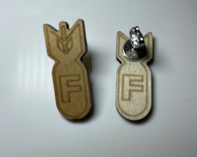 F bomb wood ear rings!!